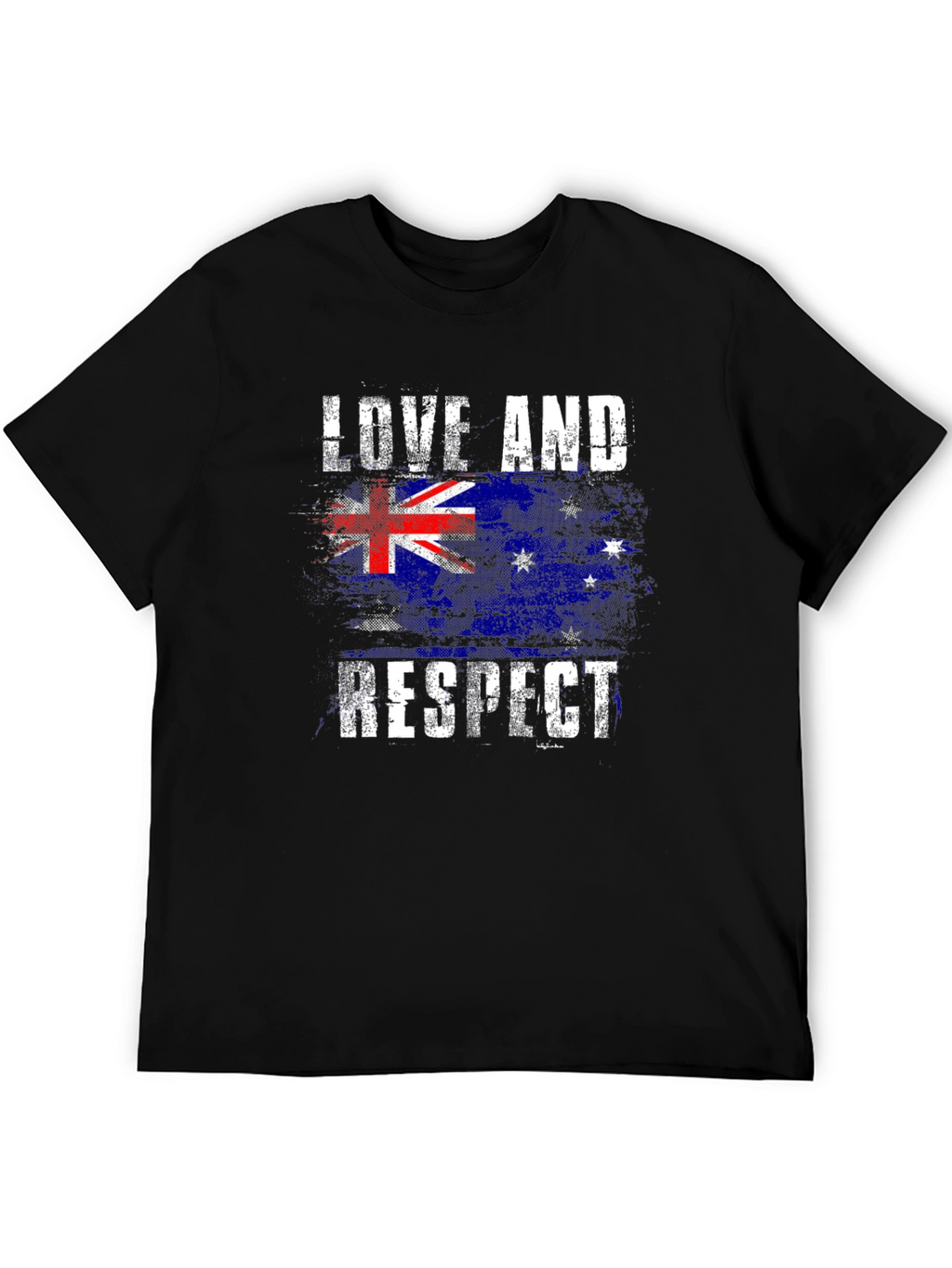 Love and Respect Australian Flag Graphic Tee