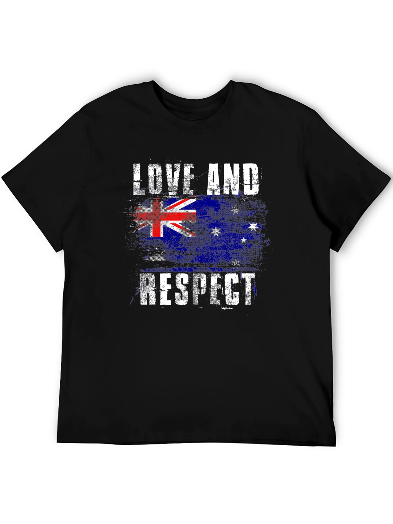 Love and Respect Australian Flag Graphic Tee