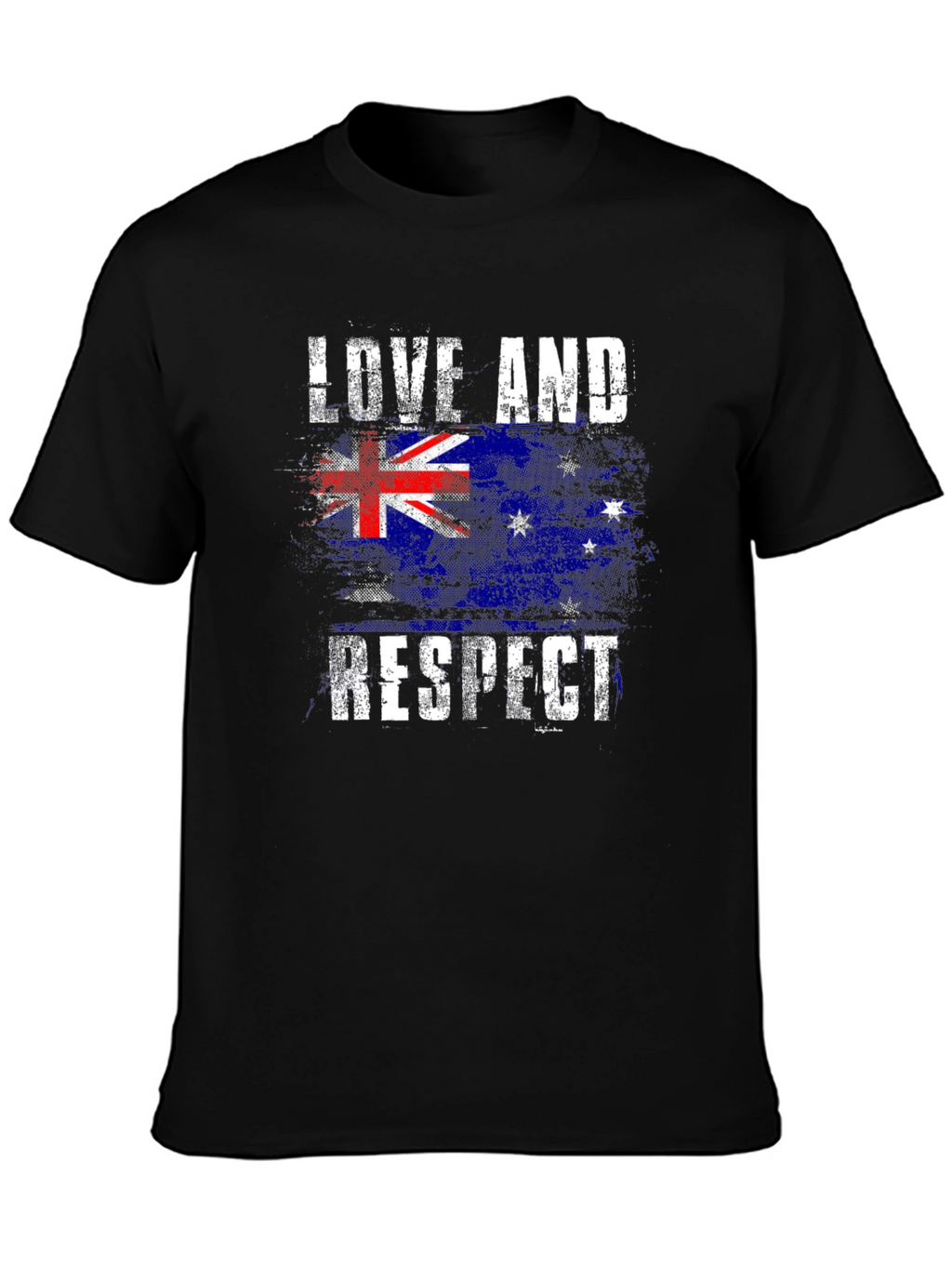 Love and Respect Australian Flag Graphic Tee