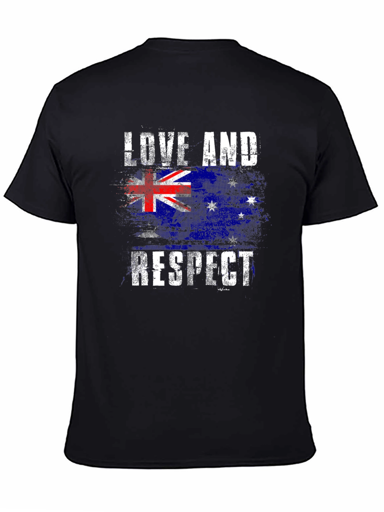 Love and Respect Australian Flag Graphic Tee