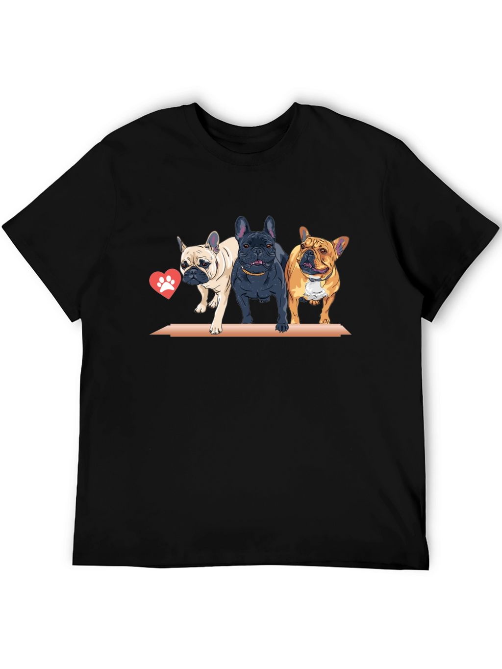 French Bulldog Trio Graphic Tee