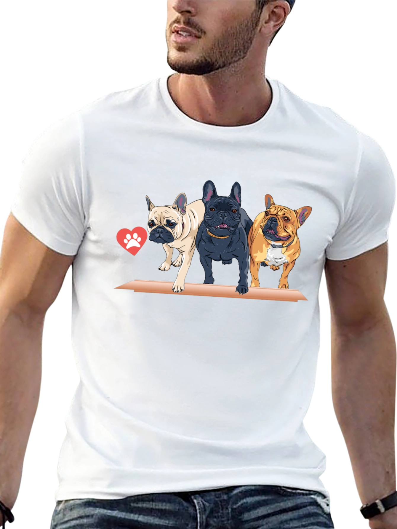 French Bulldog Trio Graphic Tee