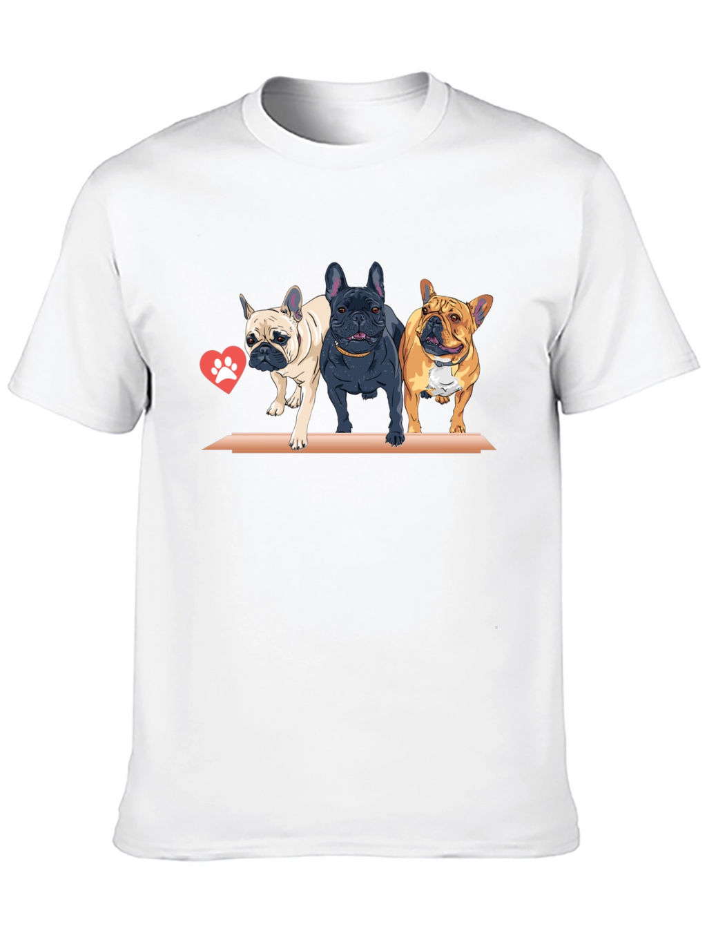 French Bulldog Trio Graphic Tee