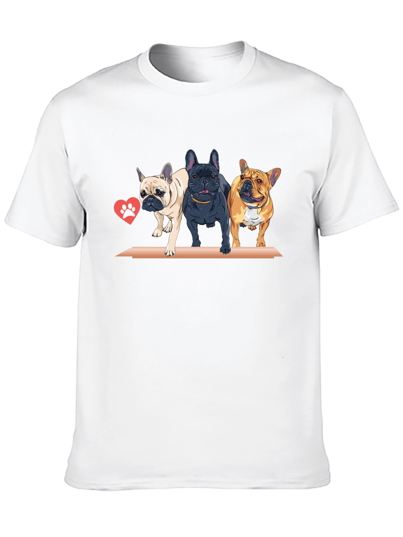 French Bulldog Trio Graphic Tee