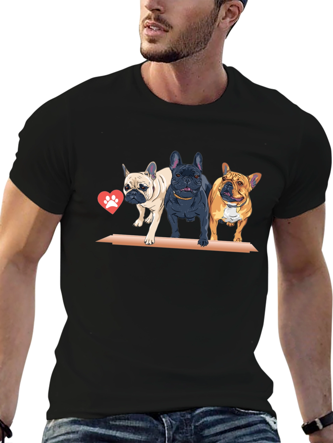 French Bulldog Trio Graphic Tee