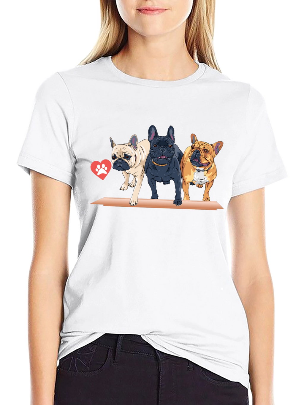 French Bulldog Trio Graphic Tee