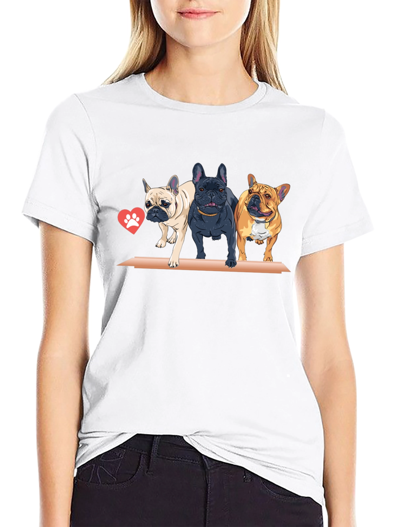 French Bulldog Trio Graphic Tee
