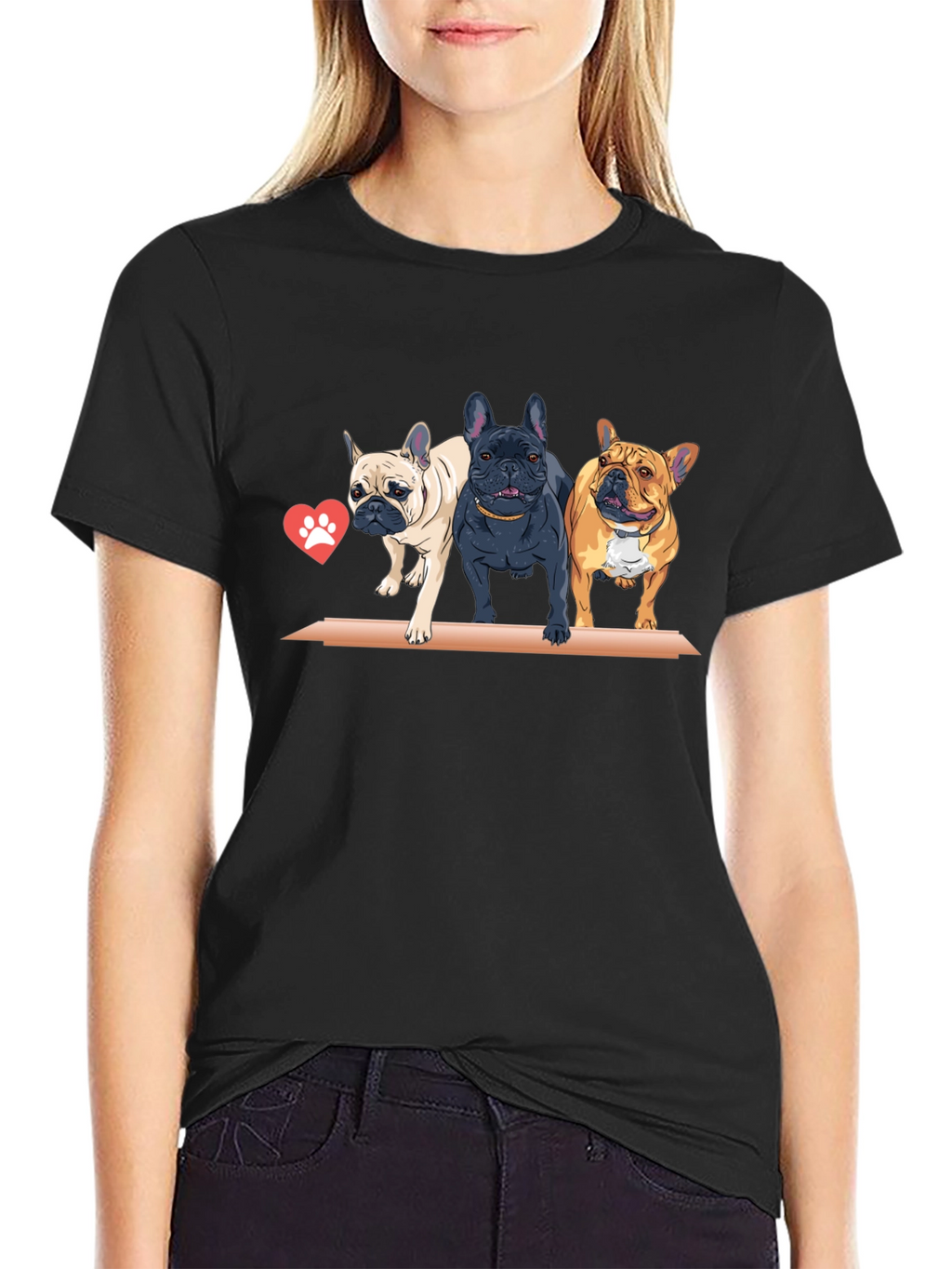 French Bulldog Trio Graphic Tee