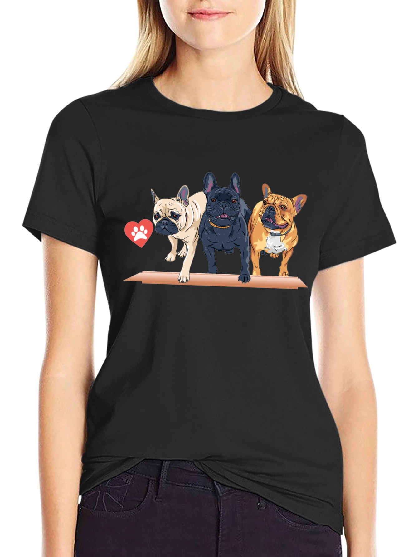 French Bulldog Trio Graphic Tee