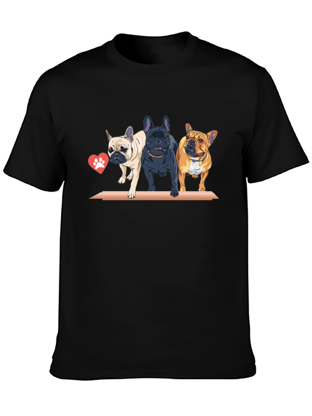 French Bulldog Trio Graphic Tee