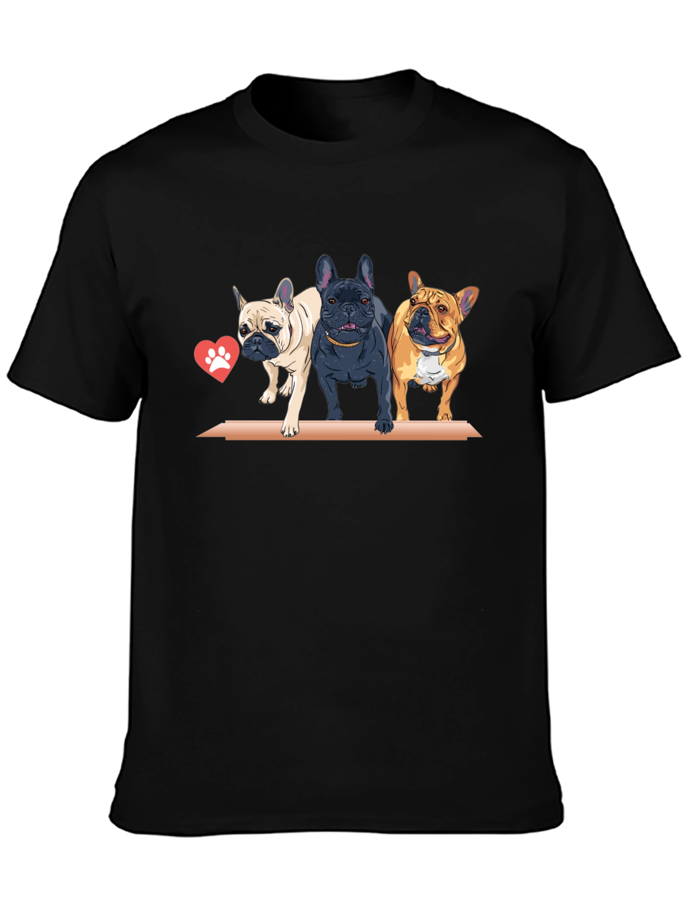 French Bulldog Trio Graphic Tee