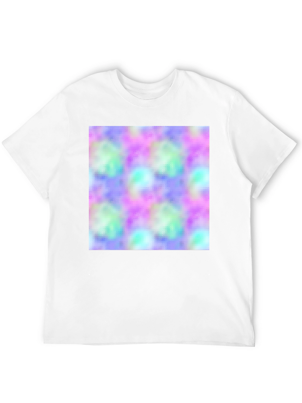 Abstract Pattern Black T-Shirt
