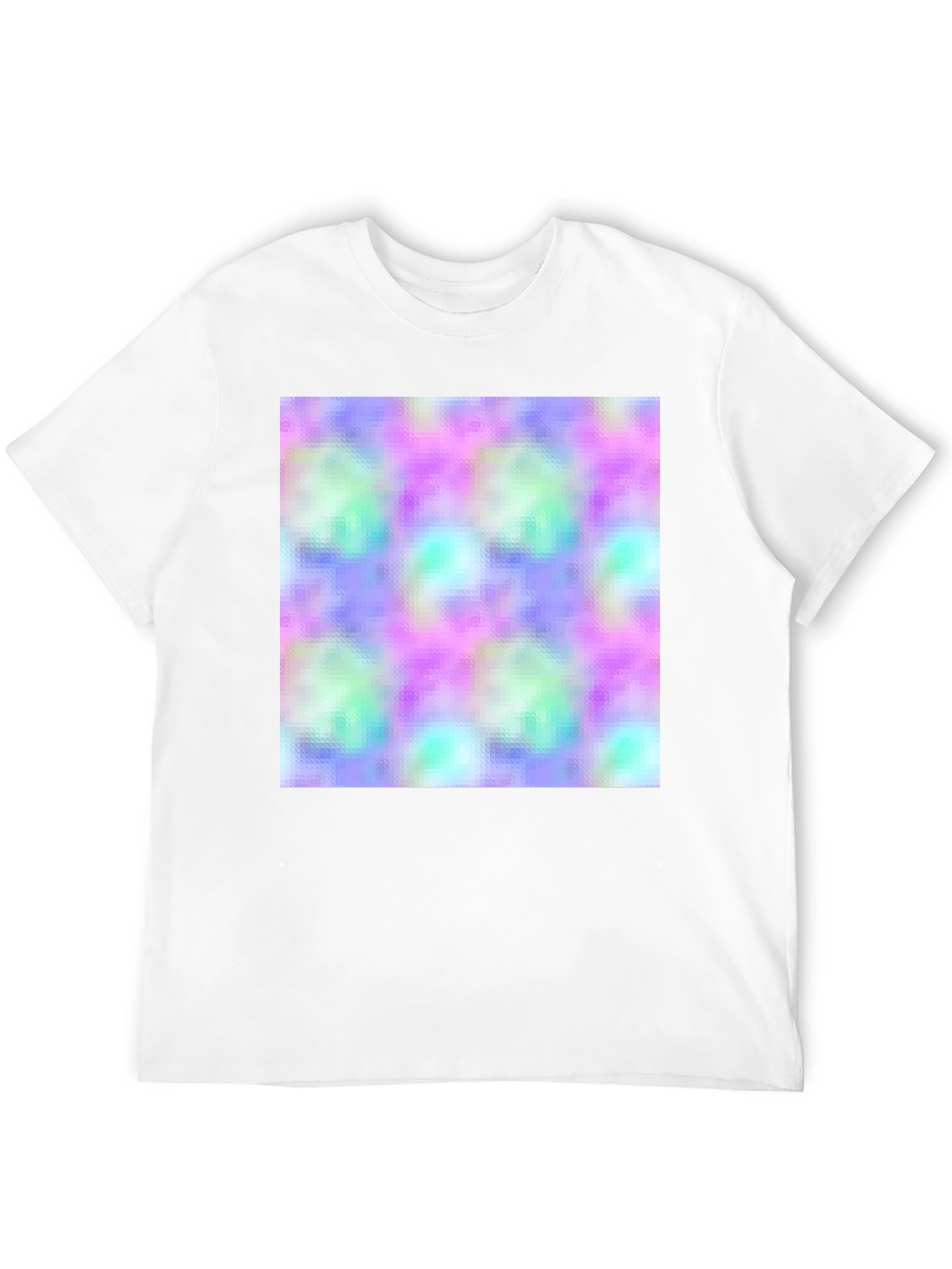 Abstract Pattern Black T-Shirt