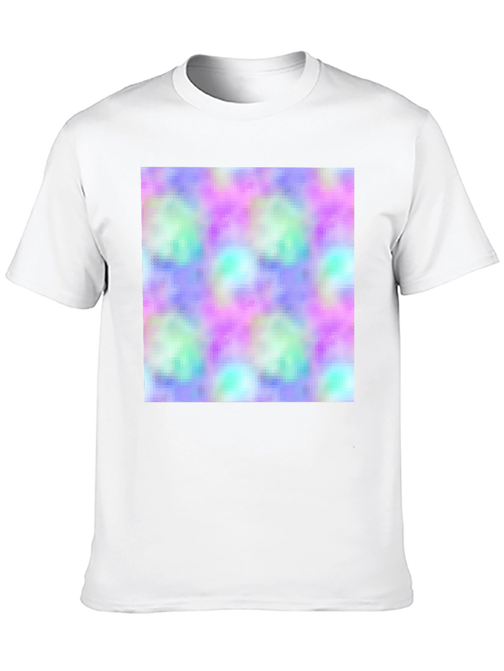 Abstract Pattern Black T-Shirt