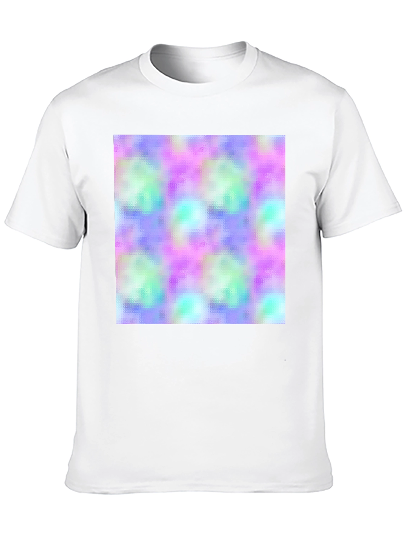 Abstract Pattern Black T-Shirt