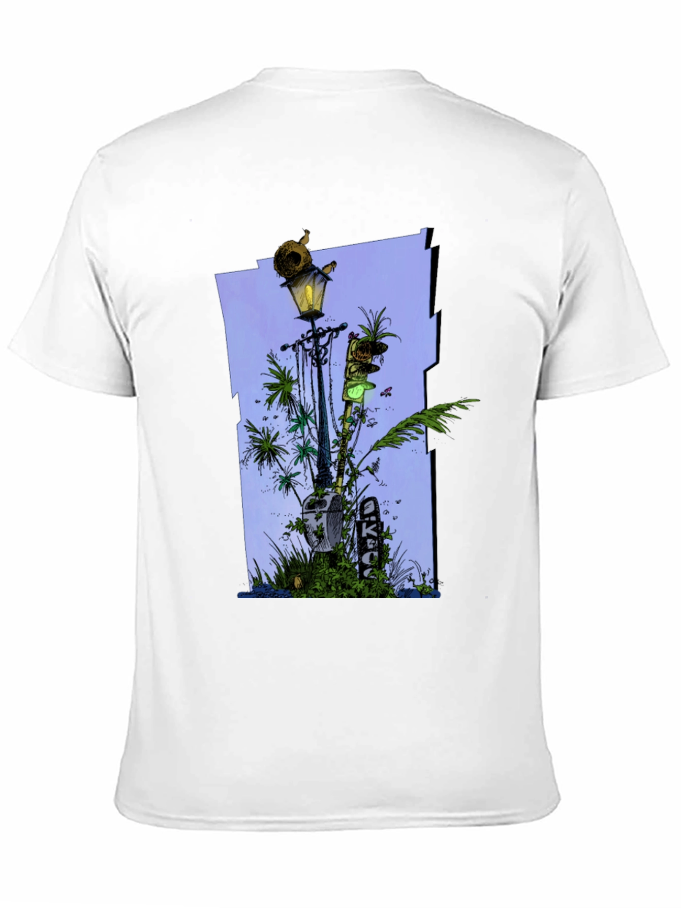 Unique Graphic Print Tee - Streetlight Jungle Design