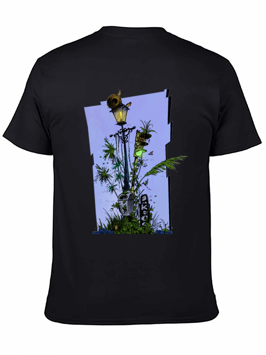 Unique Graphic Print Tee - Streetlight Jungle Design