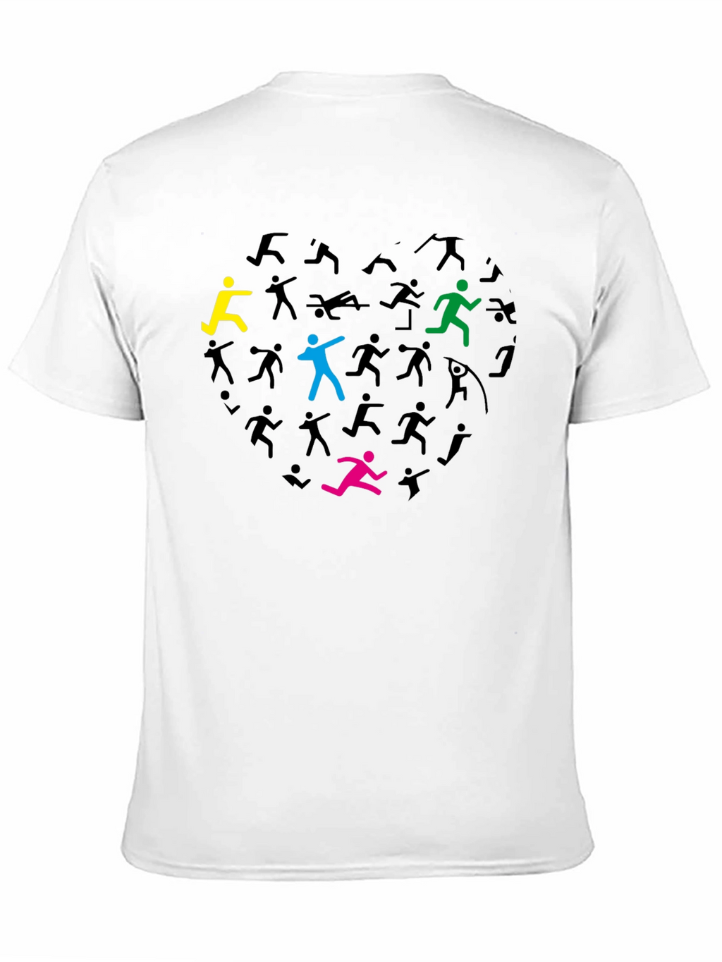 Heart of Runners Black T-Shirt