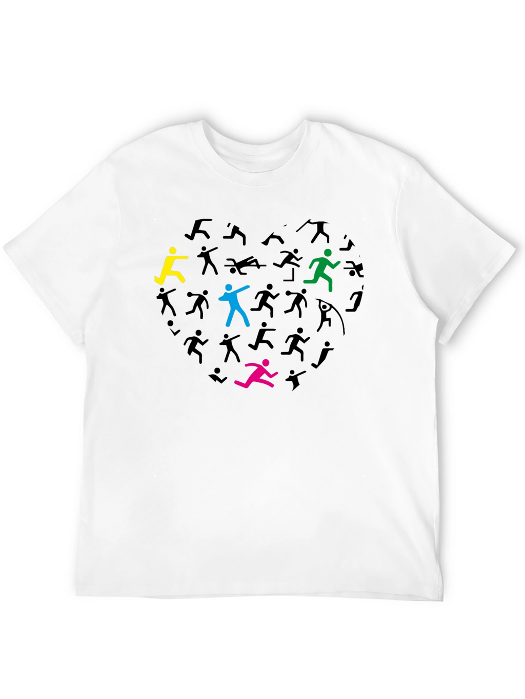 Heart of Runners Black T-Shirt