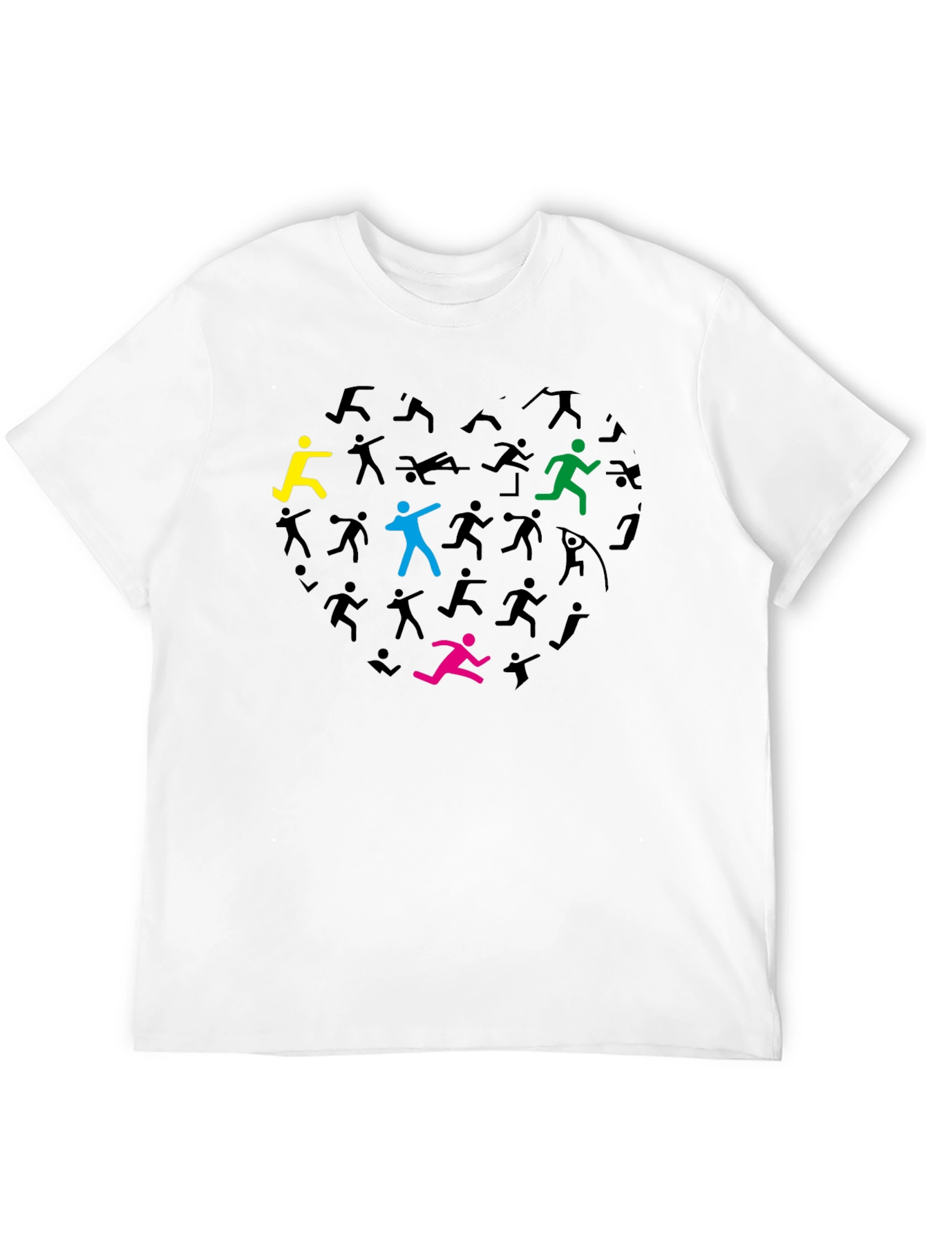 Heart of Runners Black T-Shirt