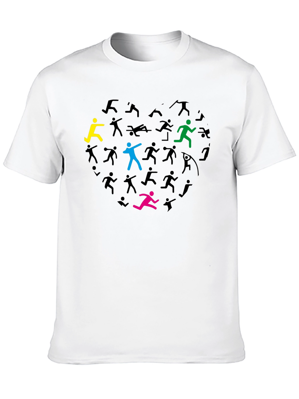 Heart of Runners Black T-Shirt