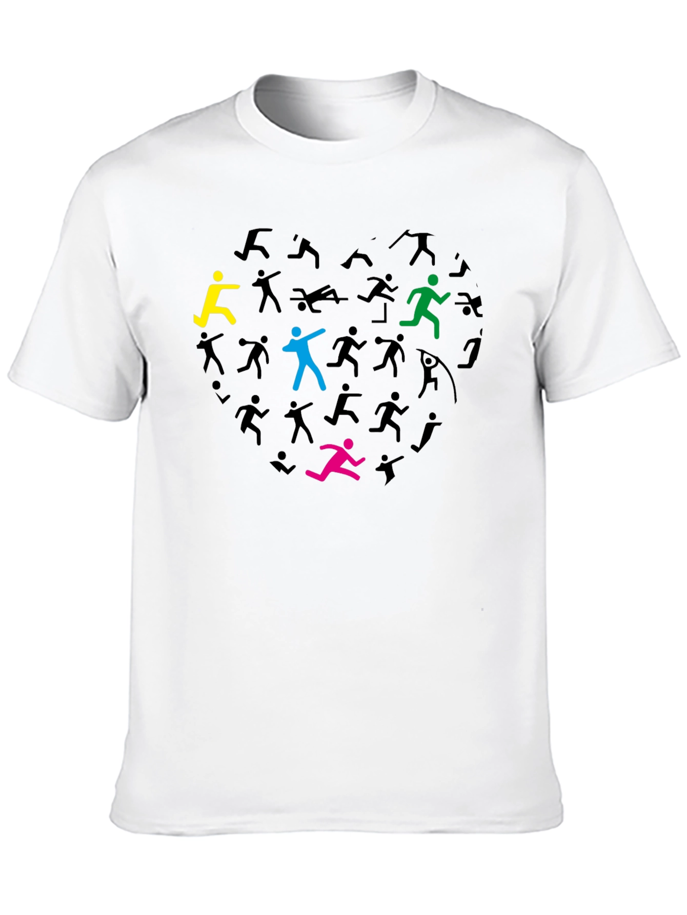 Heart of Runners Black T-Shirt