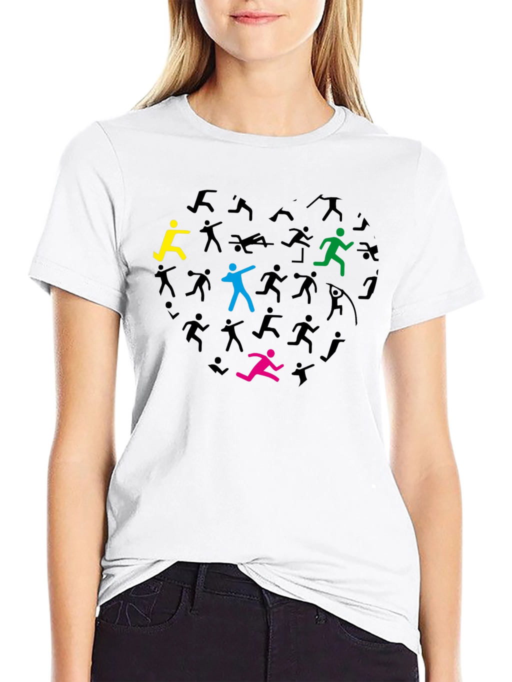 Heart of Runners Black T-Shirt