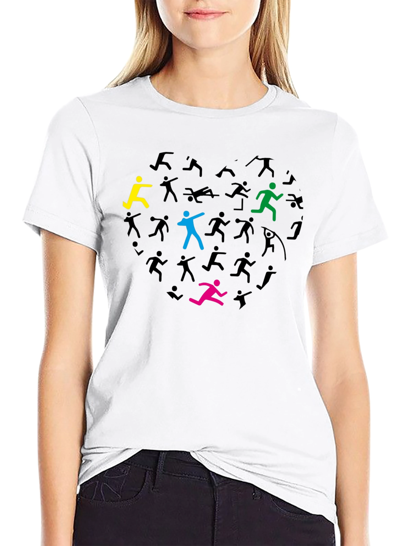 Heart of Runners Black T-Shirt