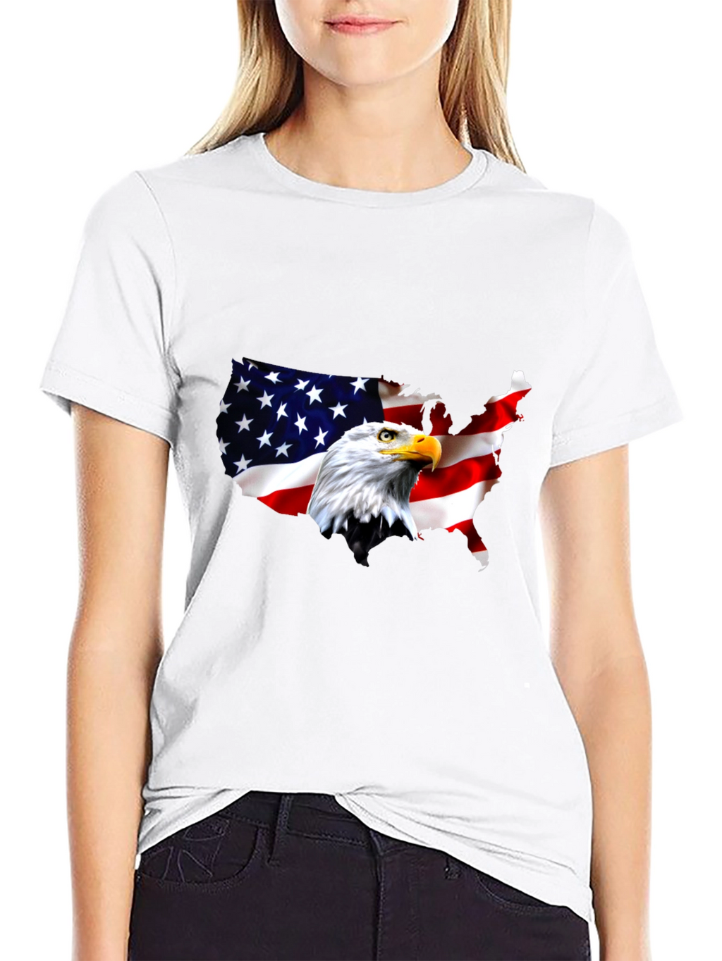 American Eagle Flag Graphic T-Shirt