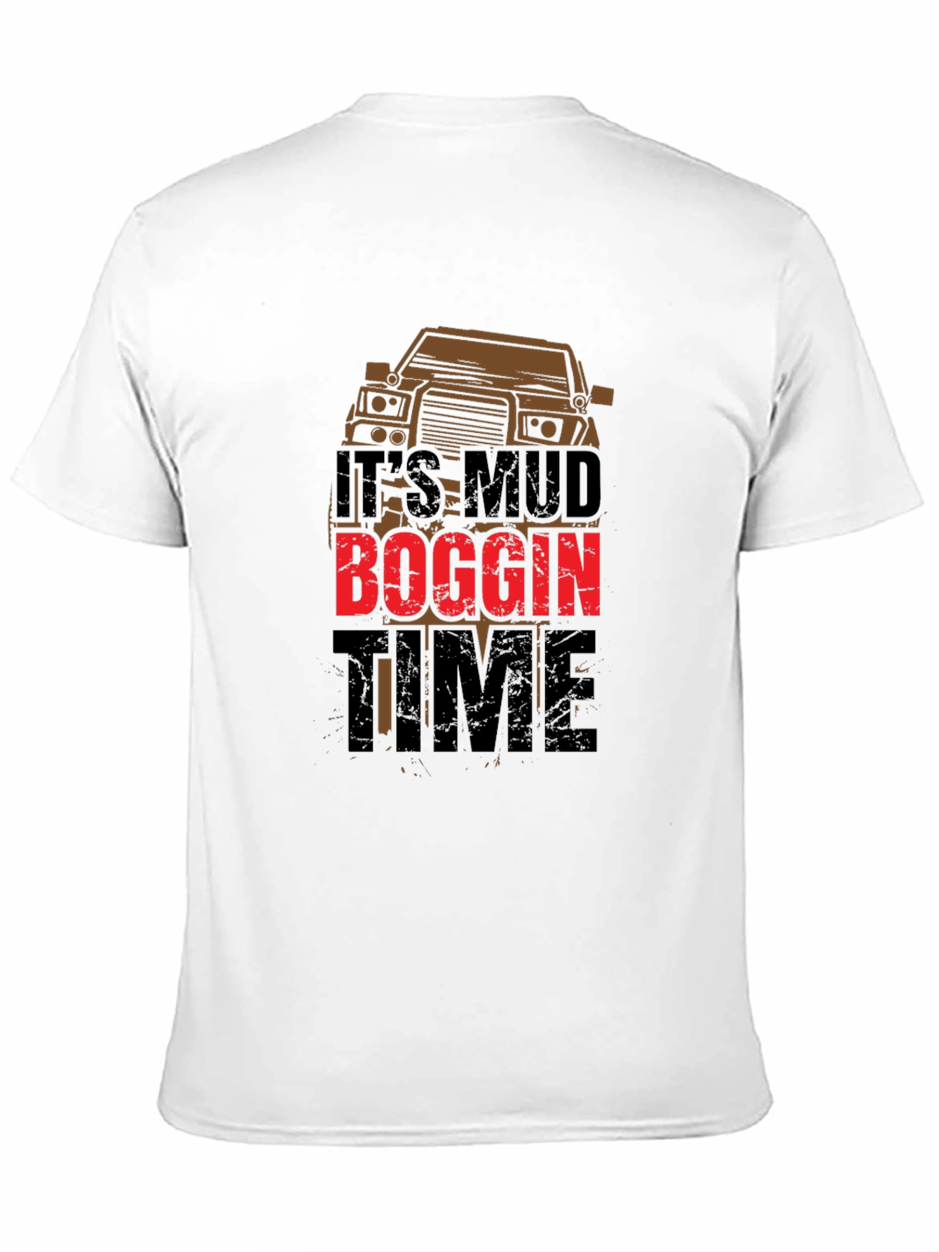 Its Mud Boggin Time Black T-Shirt