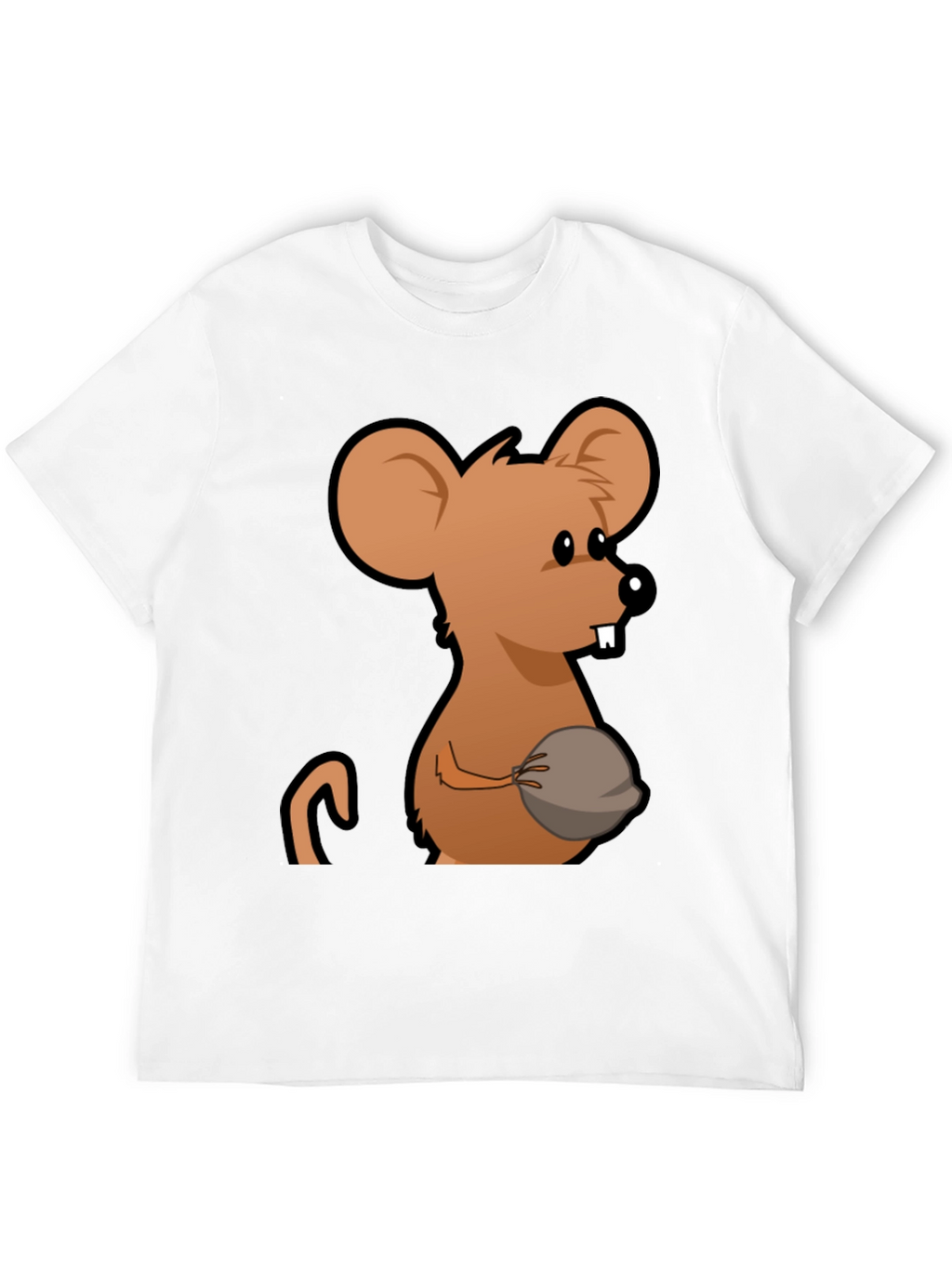 Funny Mouse Graphic T-Shirt