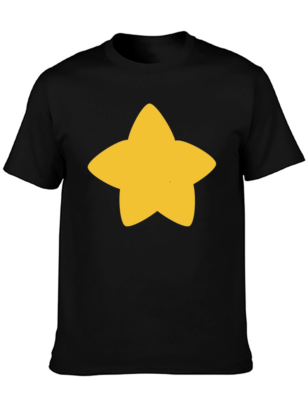 Star Graphic Black T-Shirt - Casual Unisex Tee