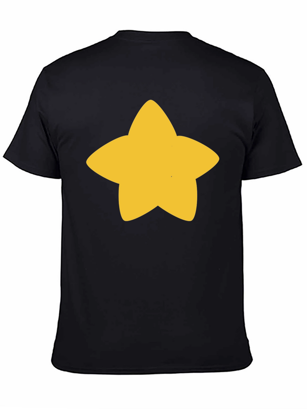 Star Graphic Black T-Shirt - Casual Unisex Tee
