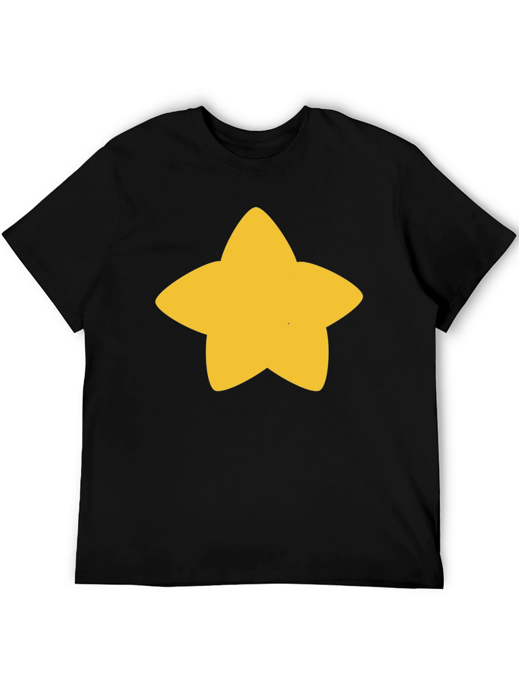 Star Graphic Black T-Shirt - Casual Unisex Tee