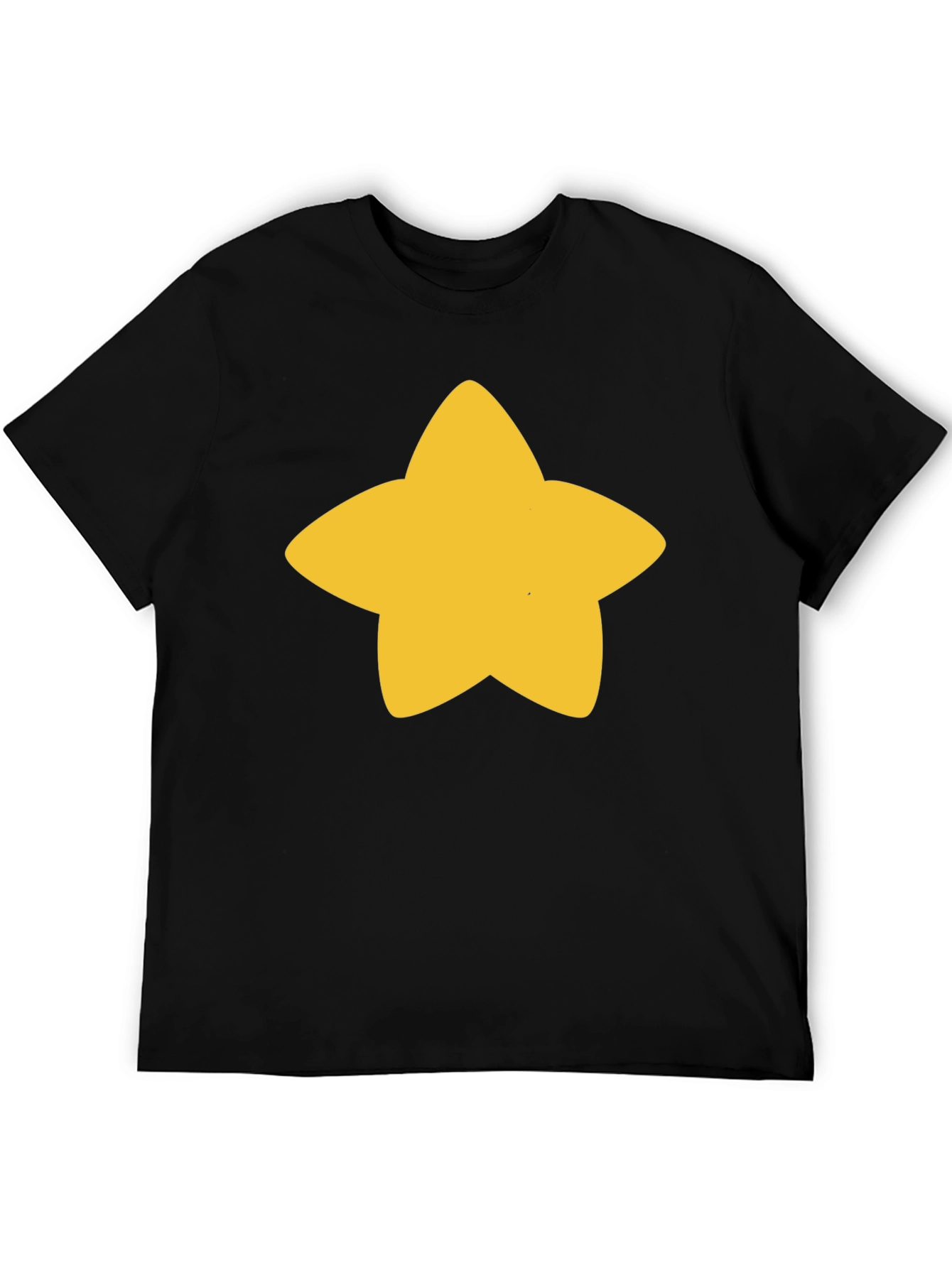 Star Graphic Black T-Shirt - Casual Unisex Tee