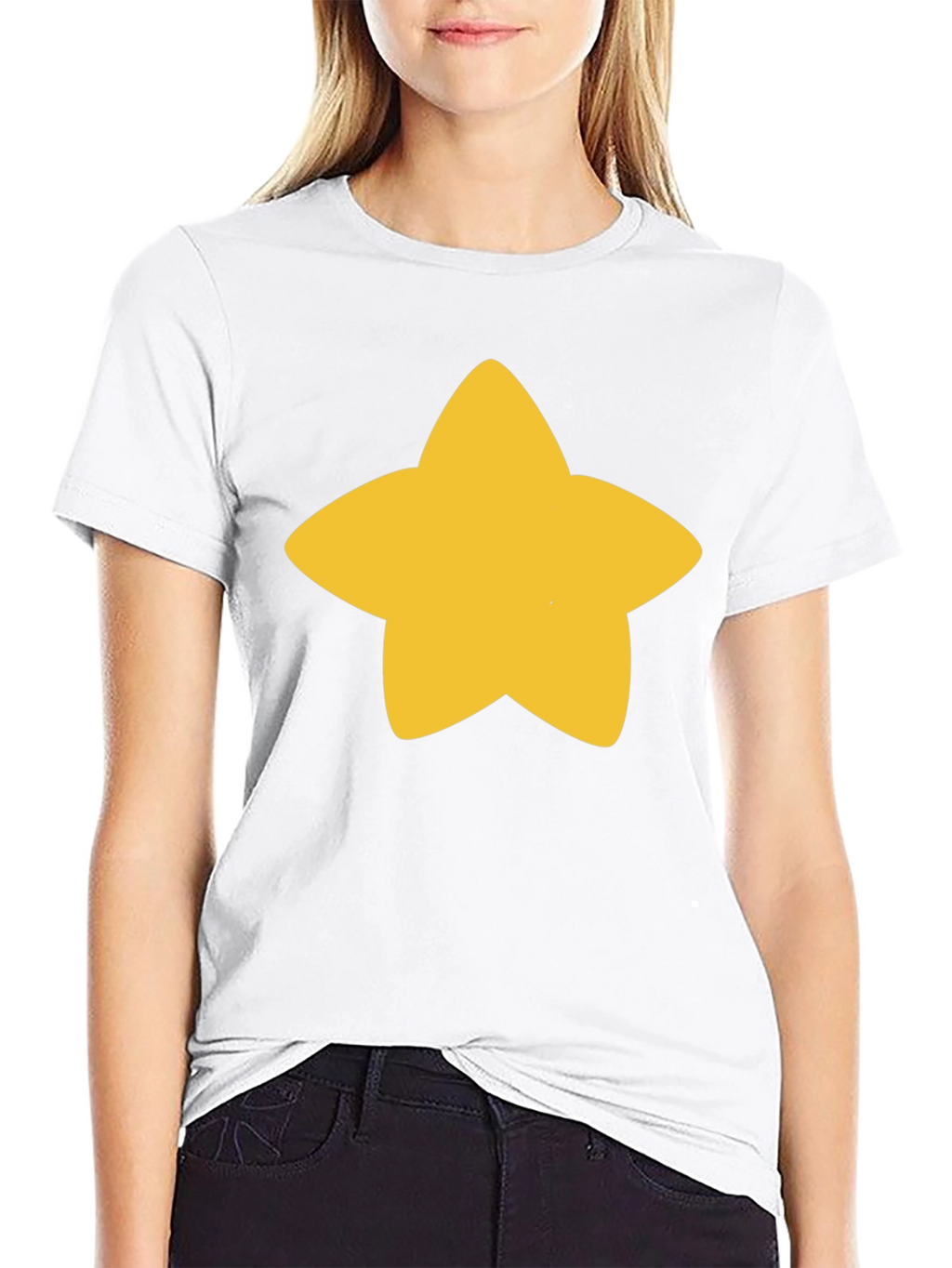 Star Graphic Black T-Shirt - Casual Unisex Tee