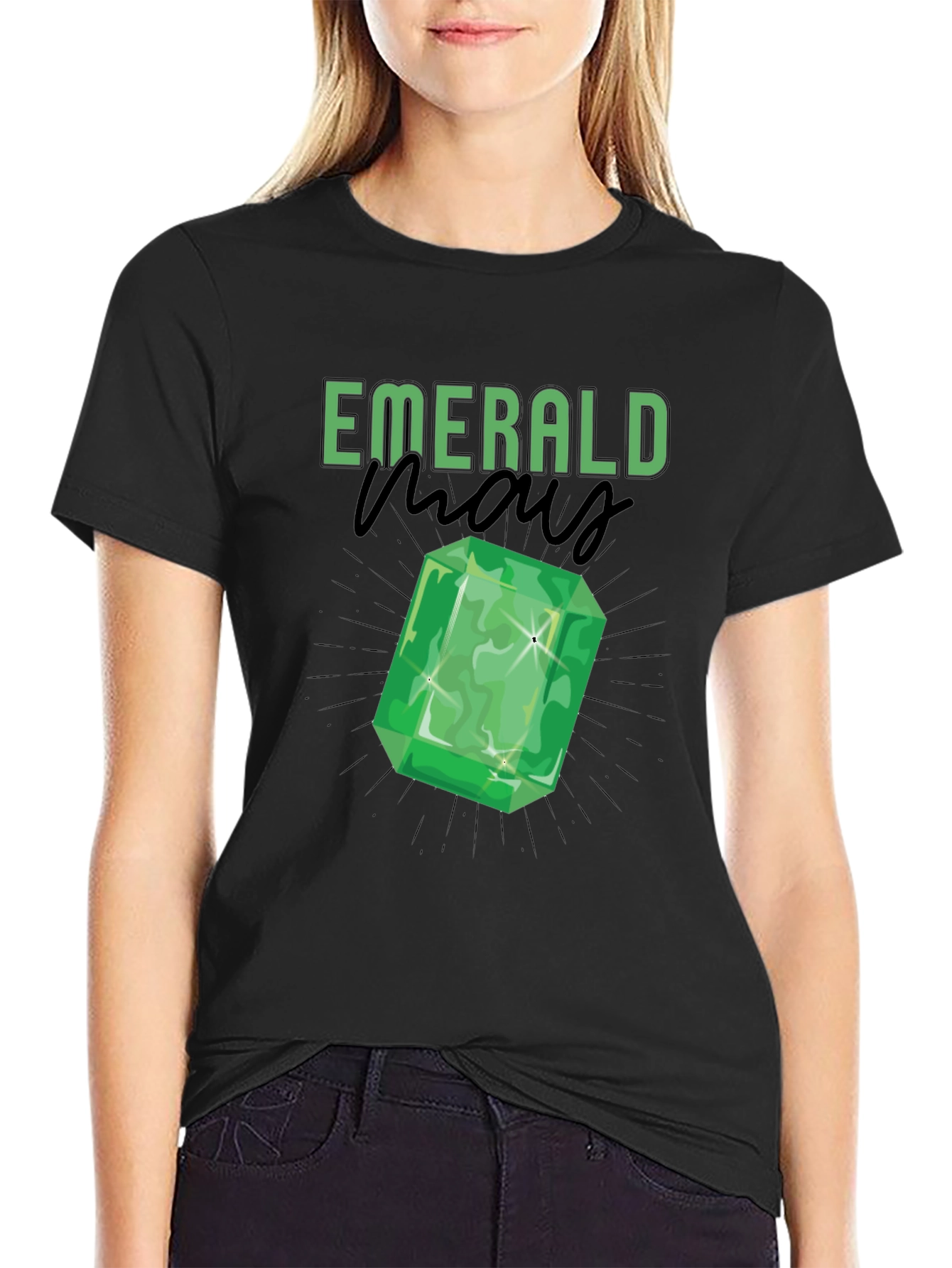 Emerald Gemstone Graphic Tee