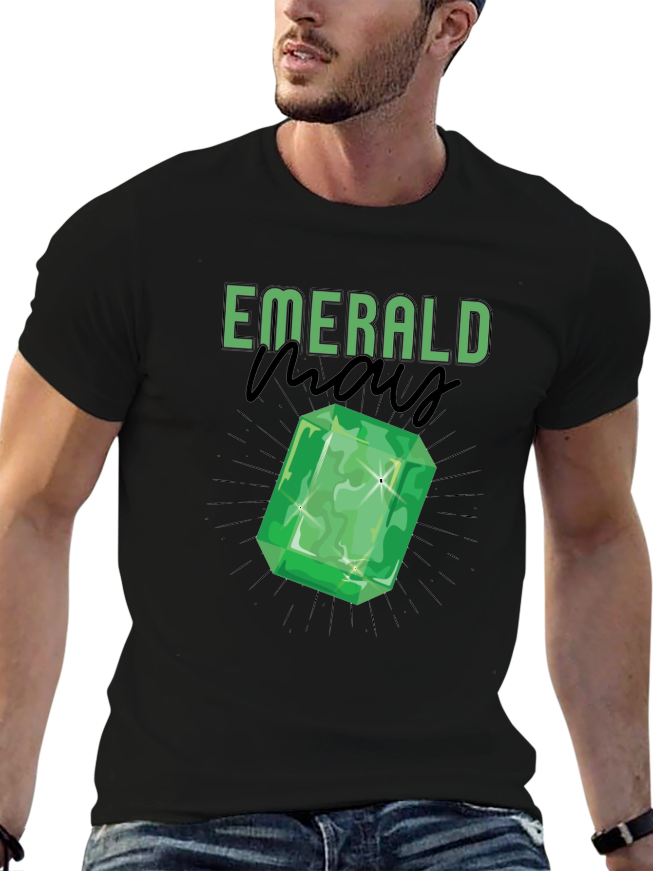 Emerald Gemstone Graphic Tee