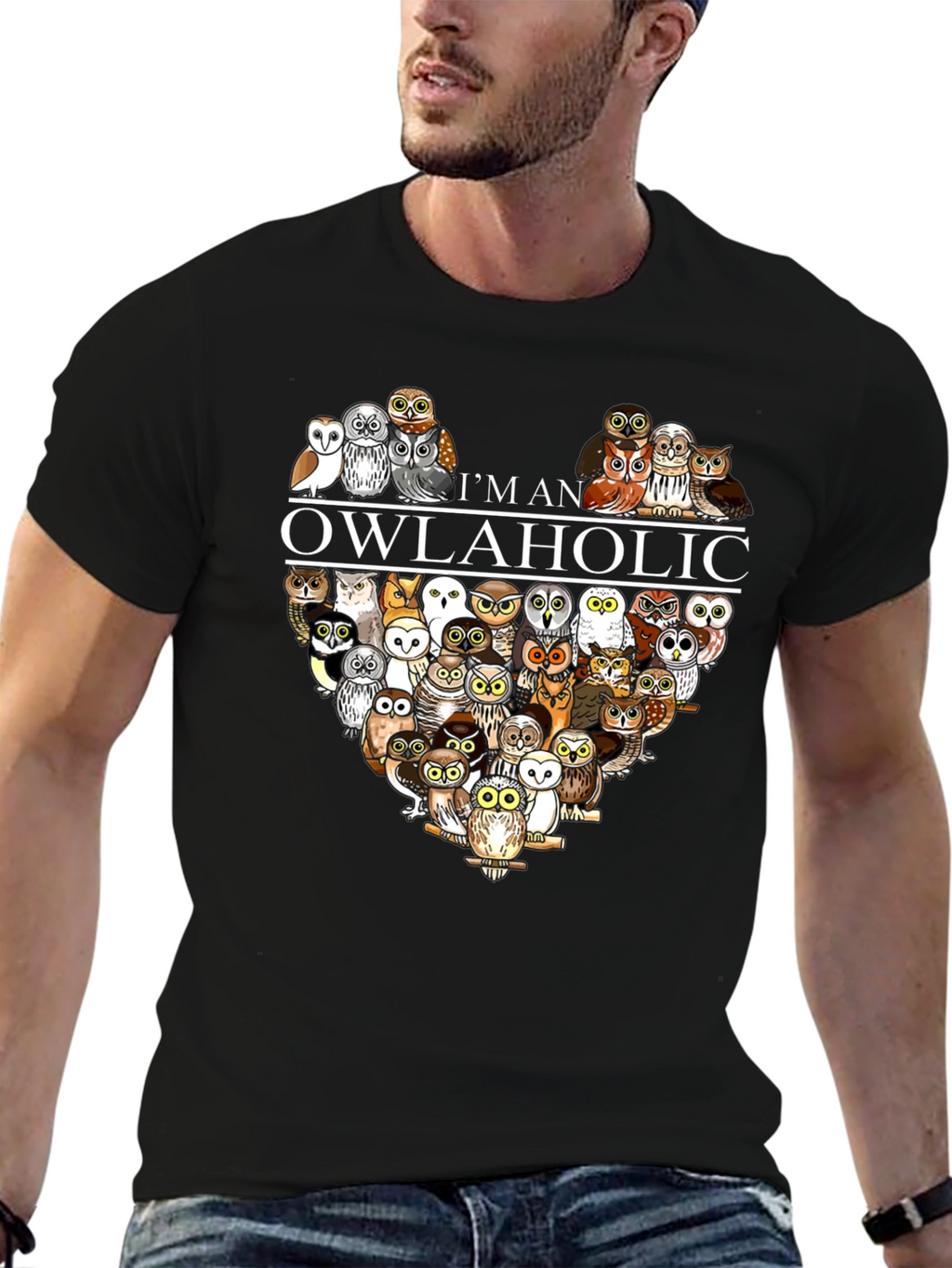Im an Owlaholic T-Shirt - Owl Lover Tee