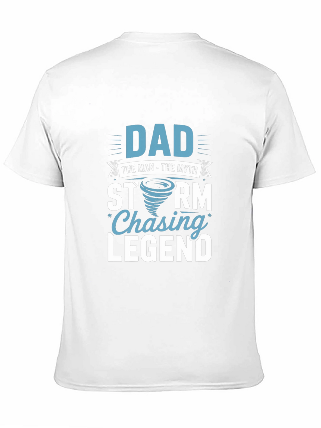 Dad Storm Chaser Legend Black T-Shirt