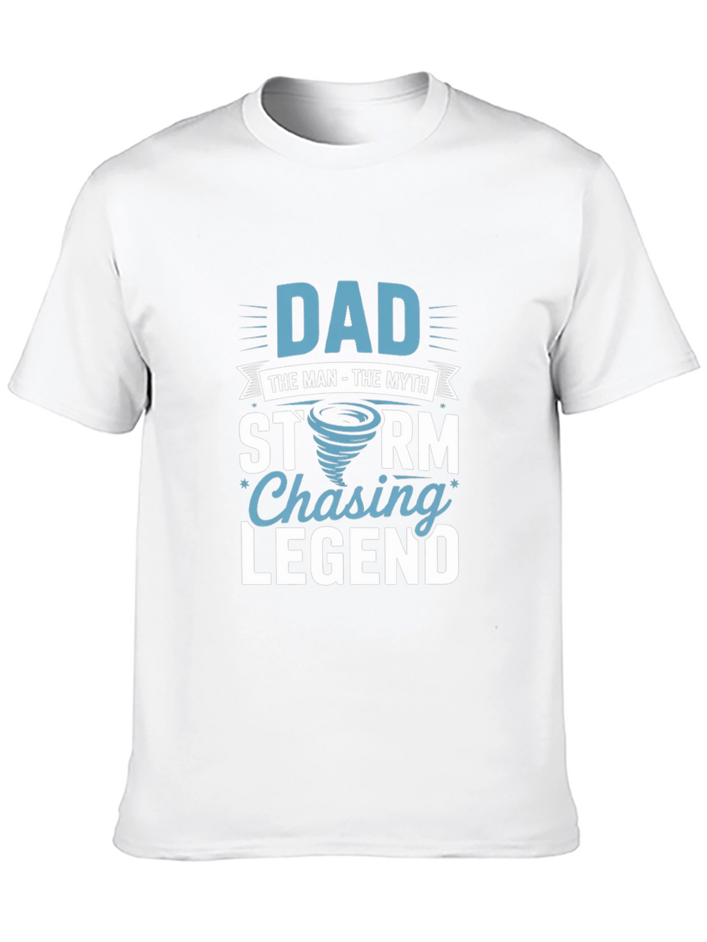 Dad Storm Chaser Legend Black T-Shirt