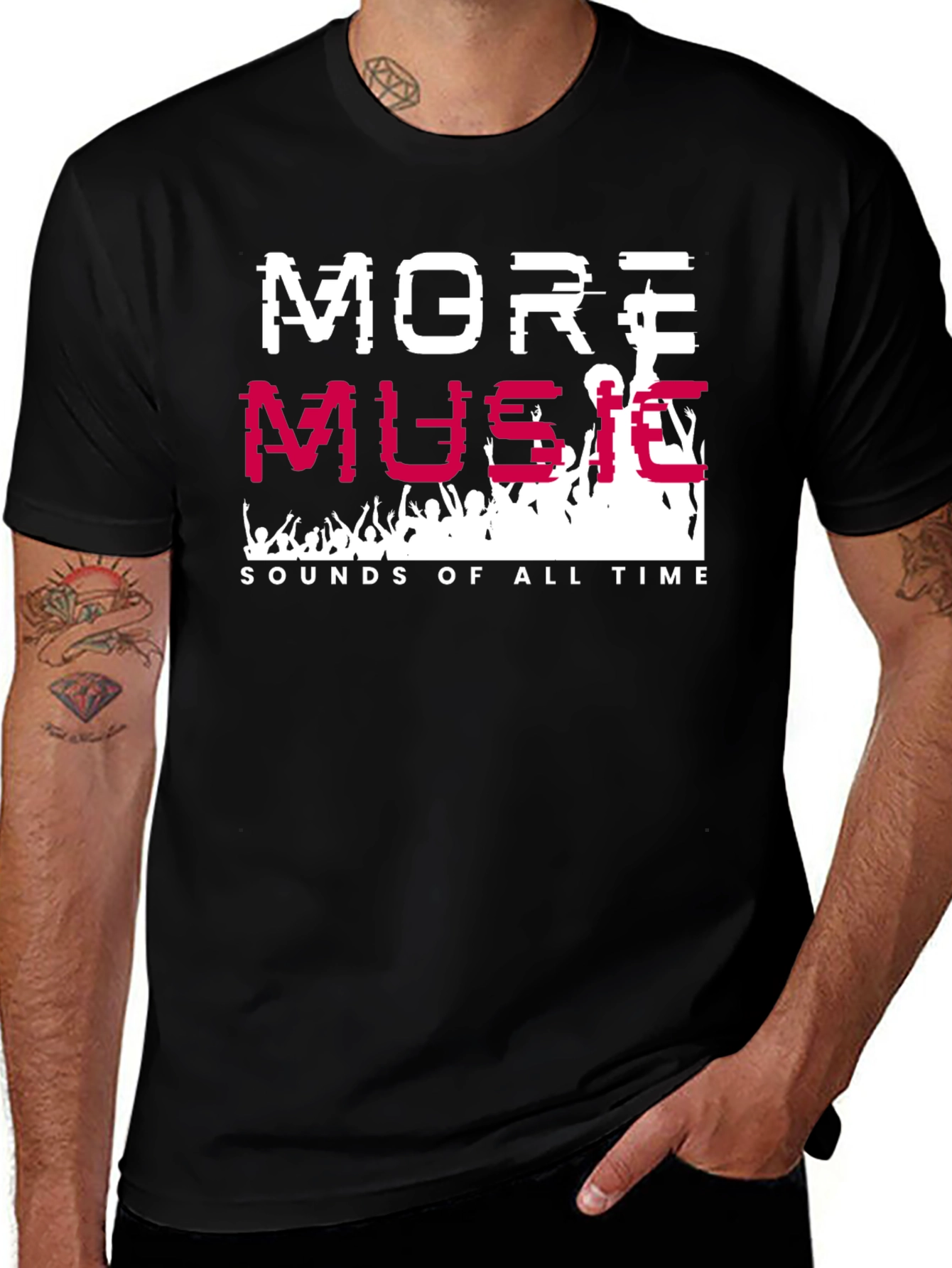 More Music T-Shirt - Sounds of All Time Tee