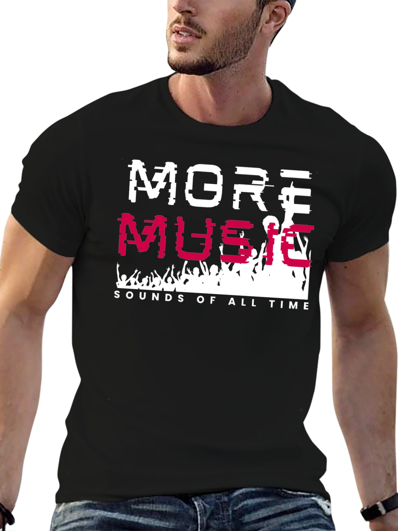 More Music T-Shirt - Sounds of All Time Tee