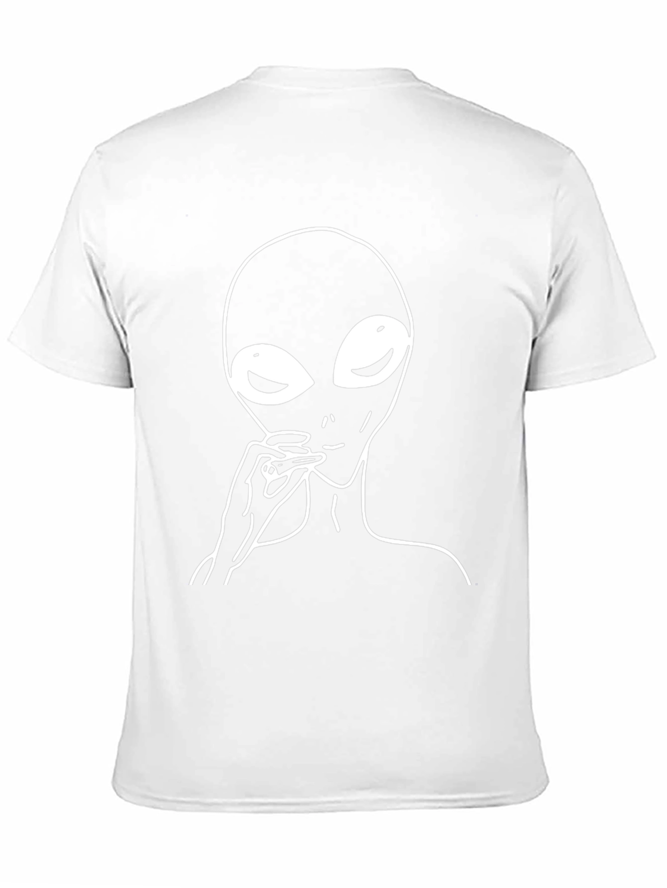 Alien Smoking Black T-Shirt