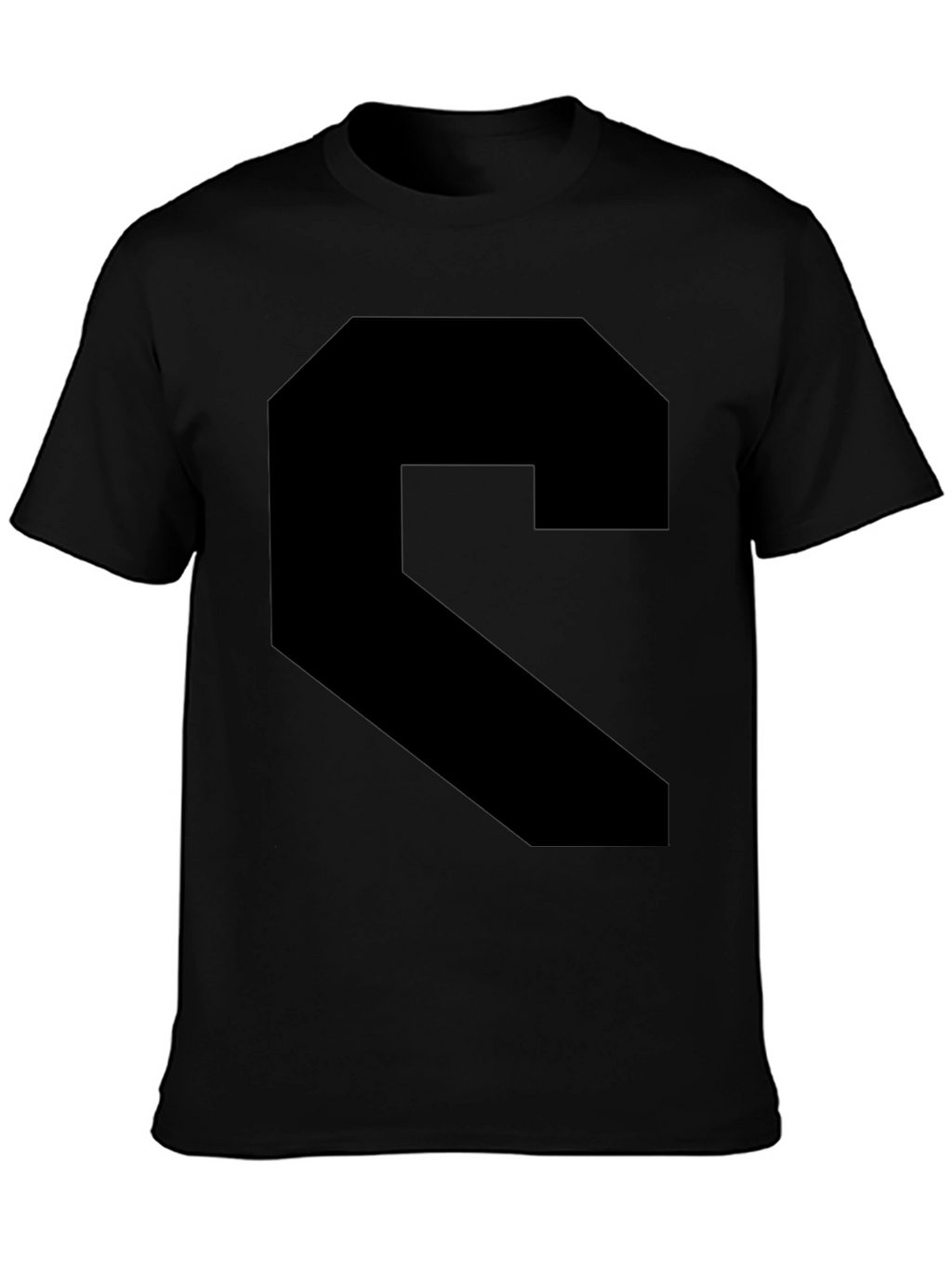 Bold Black Geometric Graphic Tee