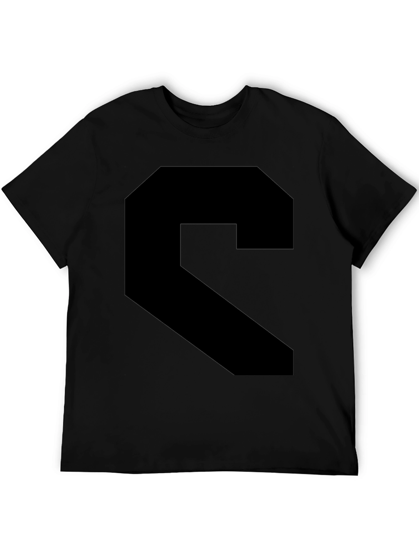 Bold Black Geometric Graphic Tee