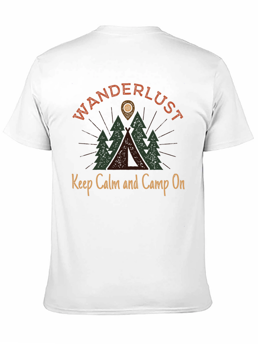 Wanderlust Camping Graphic Tee