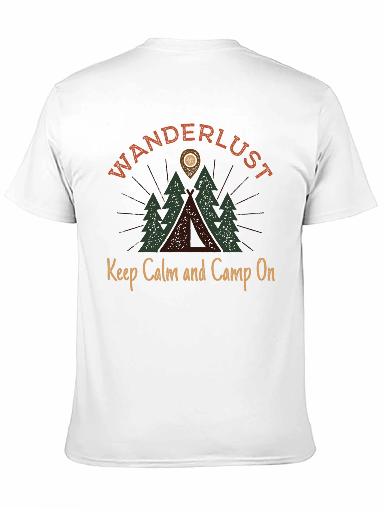 Wanderlust Camping Graphic Tee