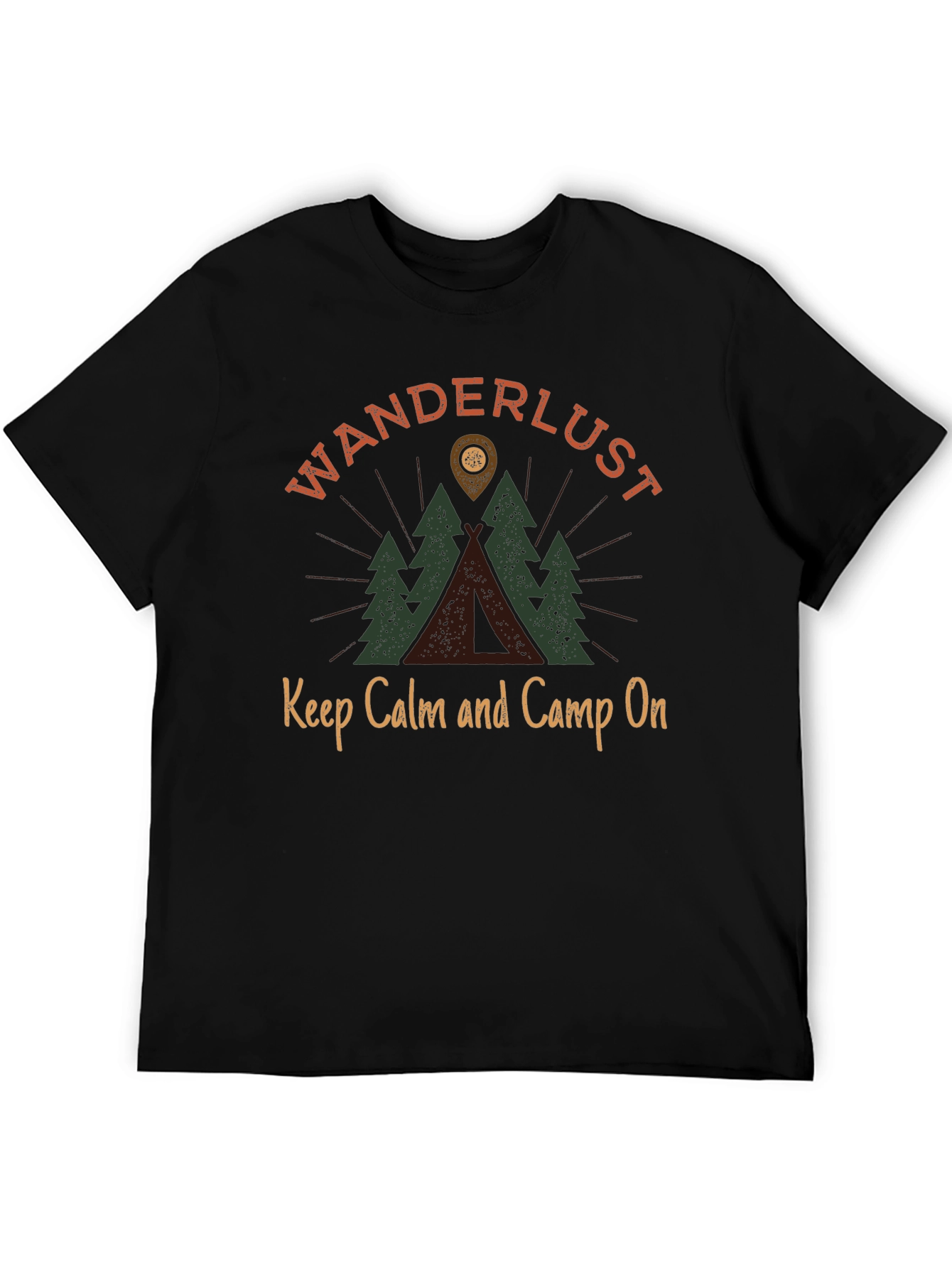 Wanderlust Camping Graphic Tee