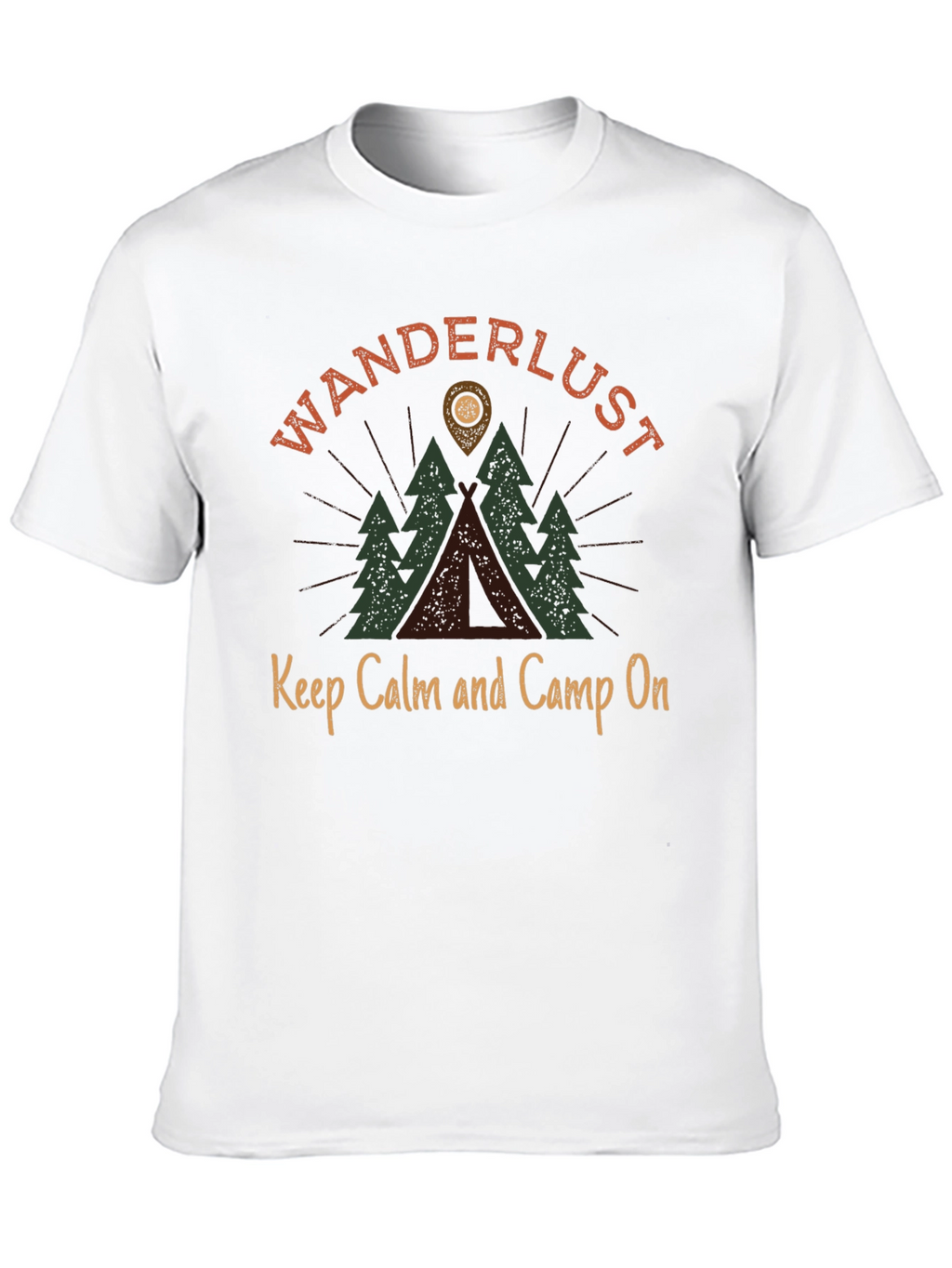 Wanderlust Camping Graphic Tee